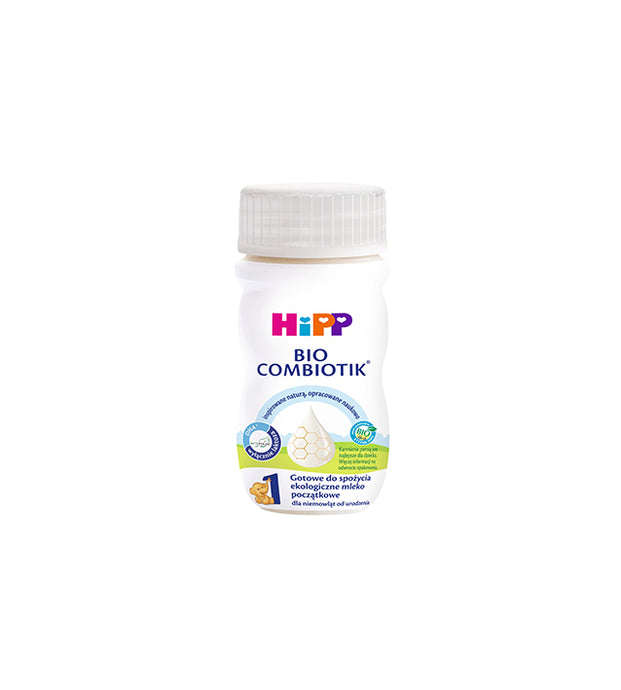 HiPP Stage 1 Combiotic Ready to Feed | 6x 90ml Bottles | Organic Infant Formula | EU Certified