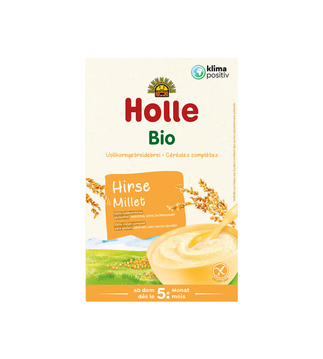 HOLLE Organic Millet Porridge Baby Cereal from 5 MONTHS