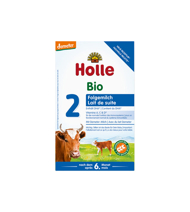 HOLLE 2 BIO Organic Baby Formula AFTER 6 MONTHS - 600g