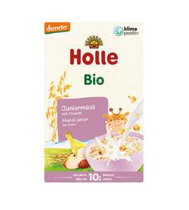 HOLLE Organic Junior Muesli Multigrain Porridge with Fruit !!